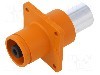 Conector alimentare DC, 1,5kV, 1 pini, seria ES-350A, {{Dimensiune pin}}. DEGSON ELECTRONICS - ESS-350A-120-C-OR-00