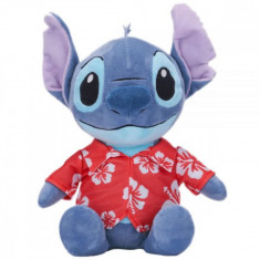 Jucarie din plus, Play by Play, Stitch Hawai cu camasa rosie, Lilo si Stitch, 28 cm