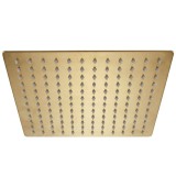 Pălărie de duș pătrată REA JS-P015BG 30cm Brush Gold