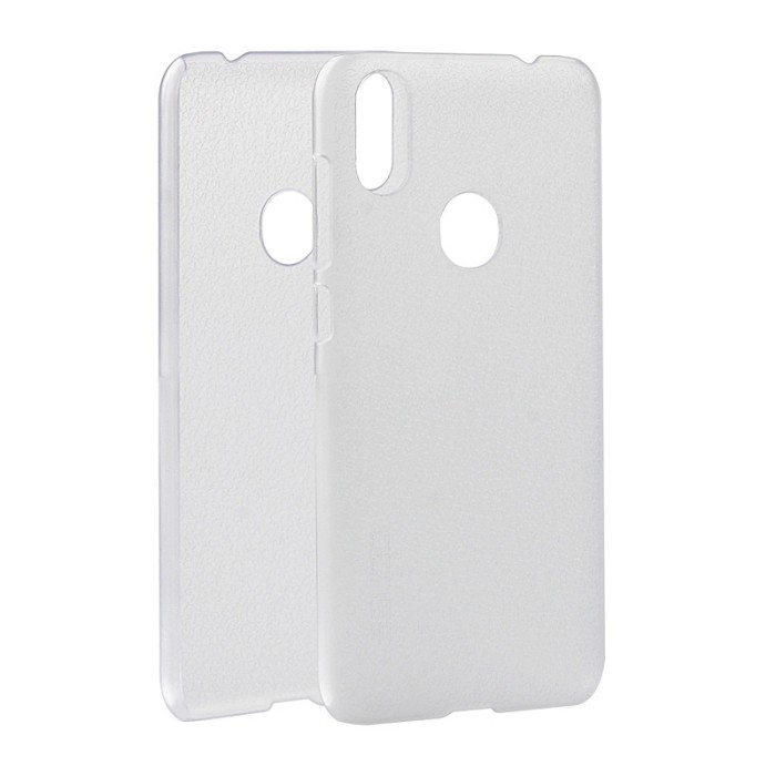 Husa Plastic OEM Litchi Texture pentru Oukitel C15 Pro, Transparenta