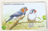 bnk card Cartele telefonice - Coreea de Sud - fauna - pasari
