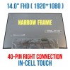 Display Laptop, Lenovo, ThinkPad E14 Gen 6 Type 21M3, 21M4, 21M7, 21M8, N140JCN-GS9, 14 inch, WUXGA, rezolutie FHD+ 1920x1200, On-Cell Touch, 40 pini