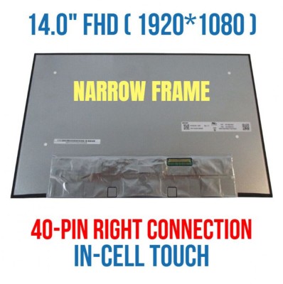 Display Laptop, Lenovo, ThinkPad E14 Gen 5 Type 21JK, 21JL, 21JR, 21JS, N140JCN-GS9, 14 inch, WUXGA, rezolutie FHD+ 1920x1200, On-Cell Touch, 40 pini foto