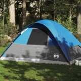 Cort Familie Gossi Cupola, 6 Persoane, Albastru, Impermeabil, Poliester 185T, 270x210x145cm, Camping