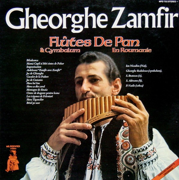 VINIL LP Gheorghe Zamfir &ndash; Fl&ucirc;tes De Pan &amp; Cymbalum En Roumanie (VG+)