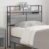 VidaXL Tăblie de depozitare cu raft sonoma gri 100 cm Lemn compozit 859628