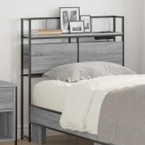 vidaXL Tăblie de depozitare sonoma gri 75 cm Lemn compozit