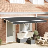 Cumpara ieftin Pergola Manuala 3,5 x 2 m Antracit 100% Polyester