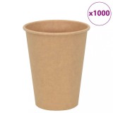 VidaXL Cești de cafea din h&acirc;rtie 1000 buc 12 oz 300 ml maro