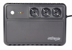 UPS GEMBIRD, Line Int. , brick, 1000VA/600W, AVR, Schuko x 3, 1 x baterie 12V/9Ah, LED, back-up 1 - 10 min., montabil pe perete, &quot;EG-UPS-3SDT1000-01&quot;