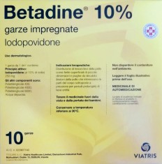 PANSAMENTE IMPREGNATE CU BETADINE 10% - IODOPOVIDONE (10% iod), 250 mg. foto