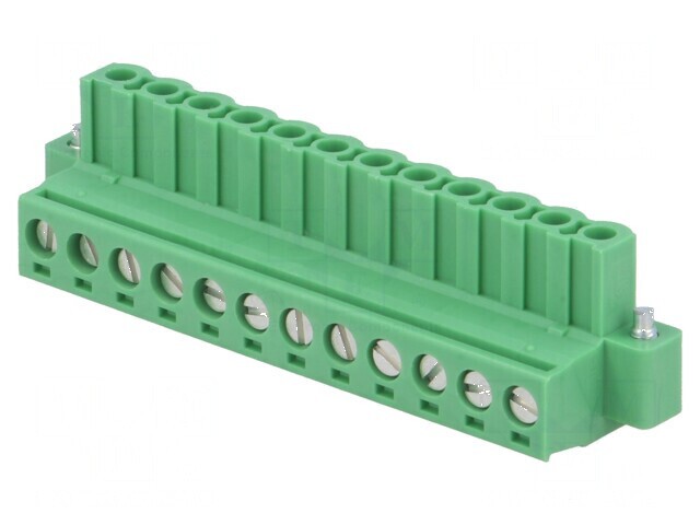 Regletă de conexiuni deconectabilă 12 piste 5,08mm drept