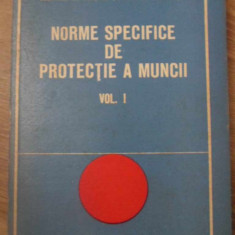 NORME SPECIFICE DE PROTECTIE A MUNCII VOL.1 SANTIERE DE CONSTRUCTII-COLECTIV