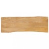 VidaXL Blat masă cu margini naturale, 140x40x2,5 cm, lemn masiv mango 370711