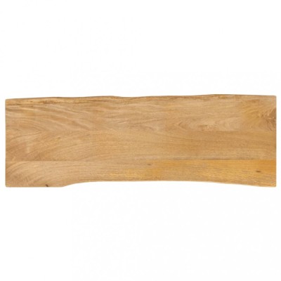 vidaXL Blat masă cu margini naturale, 140x40x2,5 cm, lemn masiv mango 370711 foto