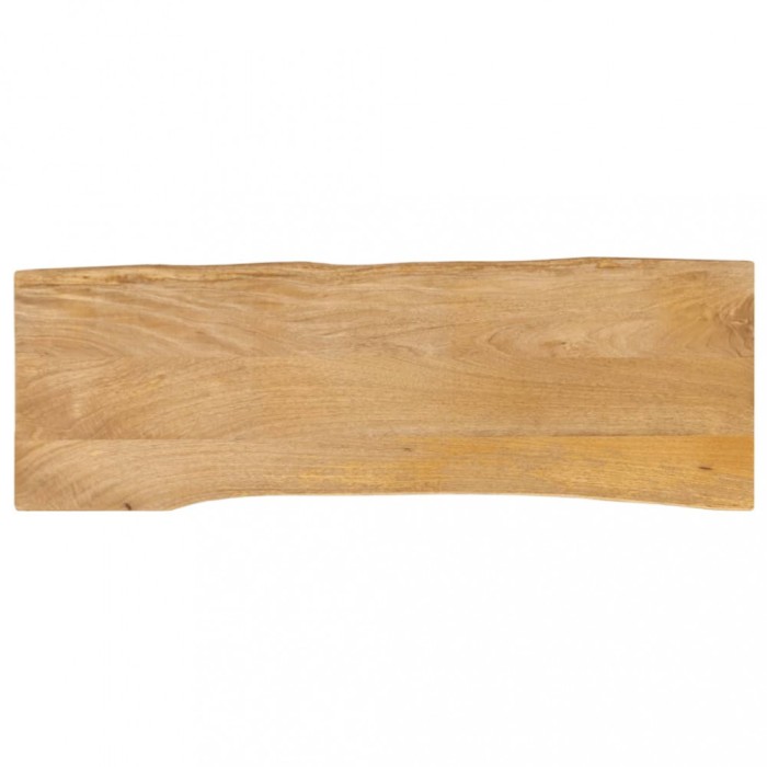 vidaXL Blat masă cu margini naturale, 140x40x2,5 cm, lemn masiv mango 370711