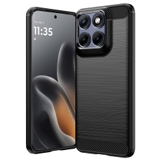 Husa Motorola Edge 70 Fusion Asteroid GSM Carbon Silicone, negru