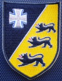 M.039 GERMANIA EMBLEMA ECUSON PATCH MILITAR LANDESKOMMANDO Baden-W&uuml;rttemberg