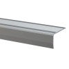 Profil aluminiu pentru treapta, SET S42, autoadeziv, argintiu, 40 x 22 x 1000 mm