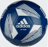 Mingie Fotbal Adidas Tiro Albastră, Mărimea 5, Cusută, Durabilă, Vizibilitate Ridicată, Iarbă Naturală