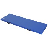 HOMCOM Saltea de Gimnastică Pliabilă și Antiderapantă 180x60x5 cm Albastru | Aosom Romania