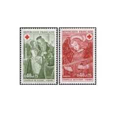 Franta 1970 - Crucea Rosie, serie neuzata