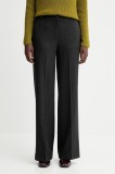 Marc O&#039;Polo pantaloni culoarea gri, drept, high waist, M09026210187