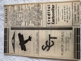 afis original reclama antebelica Fabrica de Avioane , societati Regalitate Romania .Anii 1930 .Dimensiuni aproximativ format A4