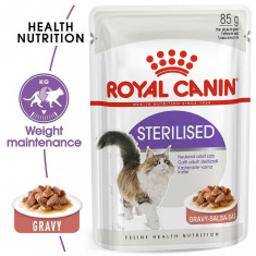 Royal Canin STERILISED 85 g - in punga de aluminiu foto