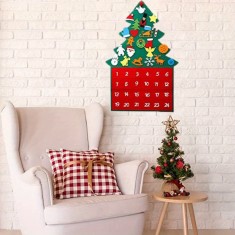 Calendar Advent din Fetru de Craciun foto