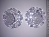 Cumpara ieftin LOT 2 SFESNICE STICLA / CRISTAL PLUS SCRUMIERA , MODEL DEOSEBIT