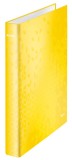 Caiet mecanic Leitz Wow A4 mecanism 4DR laminat galben
