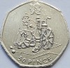 50 pence 2011 Marea Britanie, Boccia, 2012 Summer Olympics, London, km#1189, Europa