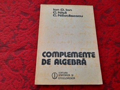 Complemente de Algebra ION D.ION RF22/2 foto