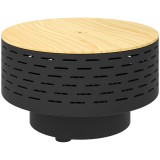 Outsunny 3-&icirc;n-1 cuvă de foc &Oslash;60 x 39cm din oțel inoxidabil vatră cu grătar protecție la sc&acirc;ntei c&acirc;rlig gri cărbune | Aosom Romania