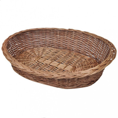 Coș pentru c&amp;acirc;ini/animale de companie din salcie naturală 90 cm foto
