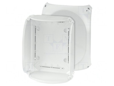Cutie de conexiuni IP66 gri 205x255x112 mm foto