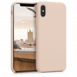 Husa pentru Apple iPhone X/iPhone XS, Silicon, Bej, 42495.154, Carcasa