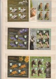 ROMANIA 2016 LP 2118 a IUBESTE NATURA. PARCUL NATIONAL CEAHLAU BLOCURI DE 4 TIMBRE CU MANSETA ILUSTRATA MNH NESTAMPILATE, Nestampilat
