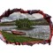 Autocolant decorativ, Gaura in perete, Multicolor, 85 cm, 606STC-1