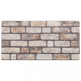 Panouri de perete 3D, 10 buc., maro deschis, 100x50 cm, EPS