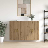 vidaXL Mobilier cu Montaj pe Perete 2 pcs stejar artizanal 3394513