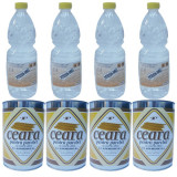 4 x Ceara solida incolora pentru parchet, 1 L + 4 x Petrosin Aneli 800ml