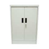 Dulap metalic cu 2 usi securizate si polita, 600x400x900 mm, gri
