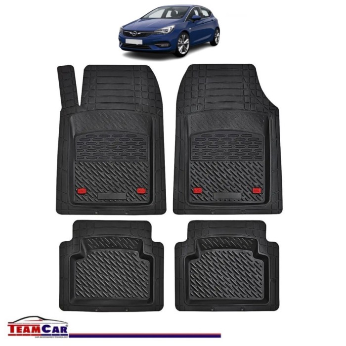 Covorase Auto TeamCar&reg; Tip Tavita Compatibile Opel Astra K (Mk7) Hatchback 5 uși (2015&ndash;2021)