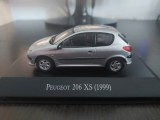 Macheta PEUGEOT 206 XS 1999 - Ixo/Altaya, scara 1/43, noua., 1:43