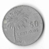 Moneda 50 centavos 1977 - Guinea Bissau, FAO, Africa, Aluminiu