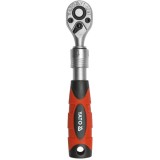 Yato YT-0297 - Antrenor cu patrat cu clichet reversibil si tija telescopica 1/4 inch