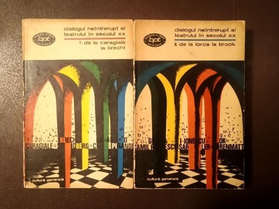 B. Elvin (ed.) - Dialogul ne&amp;icirc;ntrerupt al teatrului (2 vol. - texte de Cehov, Artaud, Brecht, Eugen Ionescu...) foto