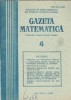 Gazeta Matematica nr. 4/1988, Editie Veche Colectie, Carte Rare